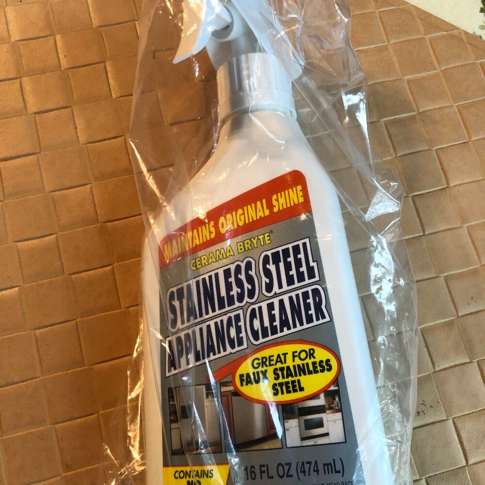 Cerama Bryte Stainless Steel Appliance Cleaner New